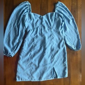 Long sleeve mini dress